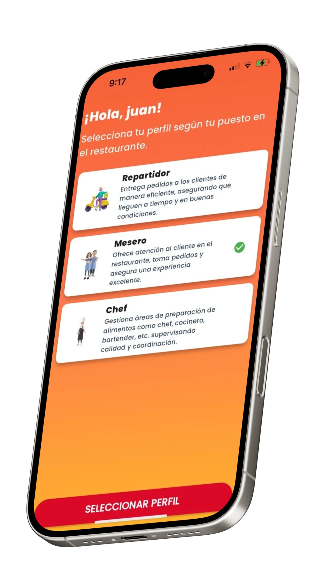 Animación de RestoStaff